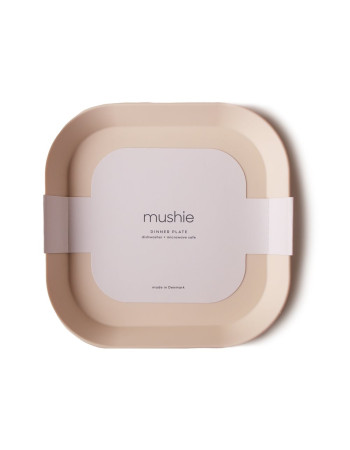 Σετ 2 Τετράγωνα Πιάτα PP Ivory - Mushie | 66-2304094