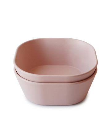 Σετ 2 Τετράγωνα Μπωλ PP Blush - Mushie | 66-2314019