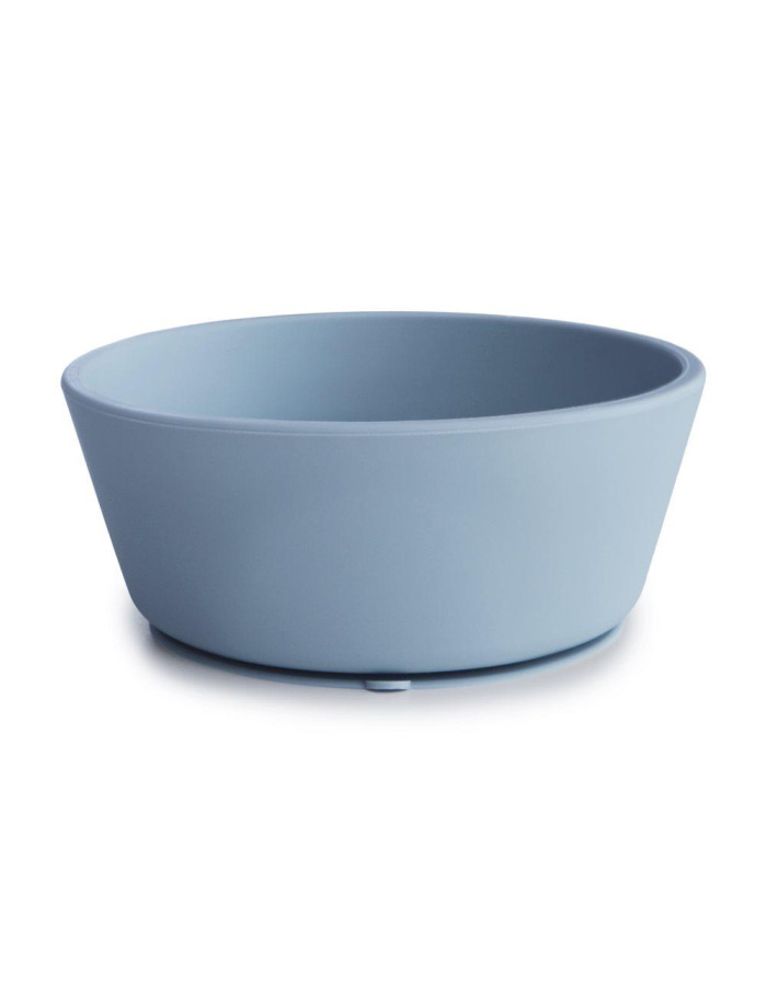 Μπωλ Σιλικόνης με Αντιολισθητική Βάση Powder Blue - Mushie | 66-2330228