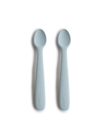 Σετ 2 Μακριά Κουταλάκια Σιλικόνης Powder Blue - Mushie | 66-2360228