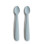 Σετ 2 Μακριά Κουταλάκια Σιλικόνης Powder Blue - Mushie | 66-2360228