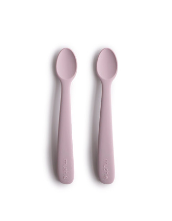 Σετ 2 Μακριά Κουταλάκια Σιλικόνης Soft Lilac - Mushie | 66-2360442