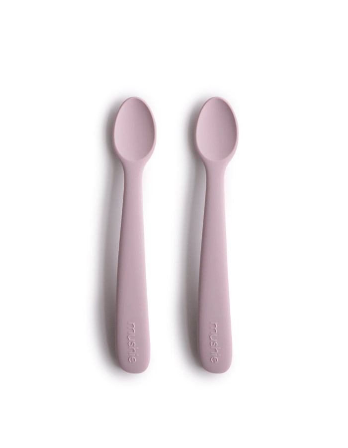 Σετ 2 Μακριά Κουταλάκια Σιλικόνης Soft Lilac - Mushie | 66-2360442