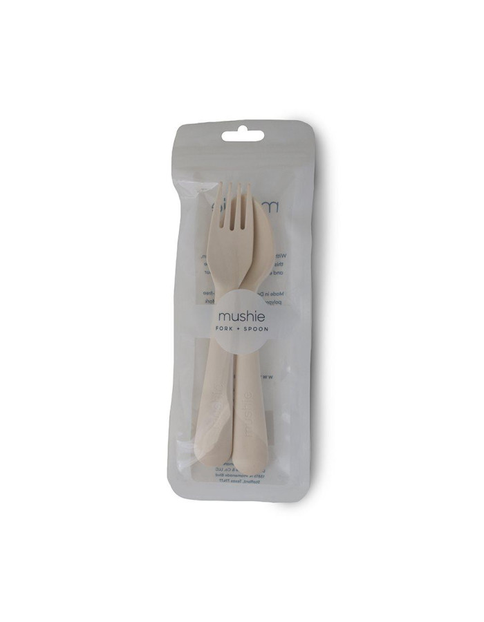 Σετ Κουτάλι και Πηρούνι PP Ivory - Mushie | 66-2380094