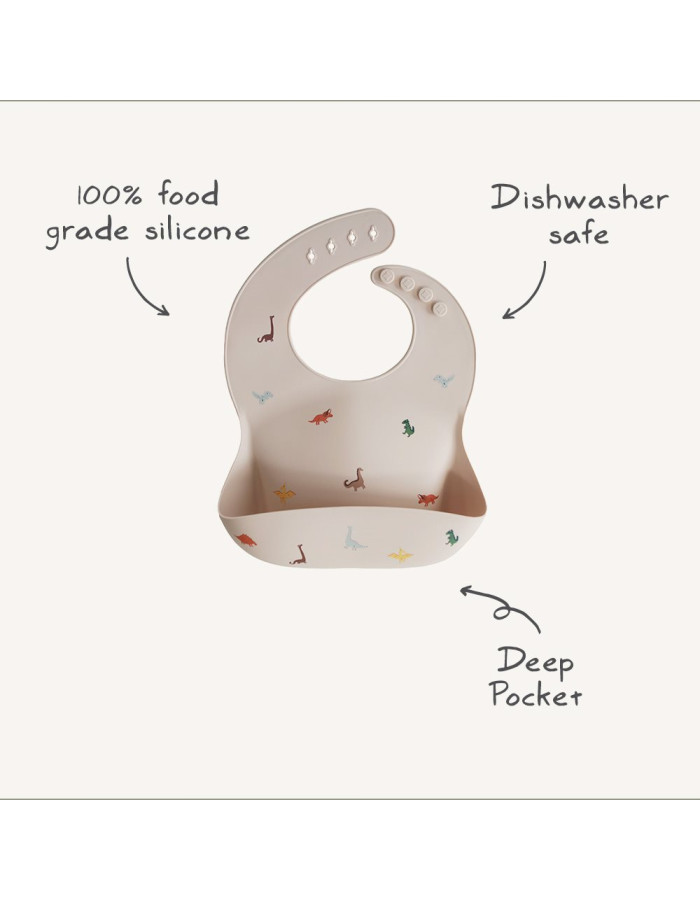 Σαλιάρα Σιλικόνης Cherries - Mushie | 66-2500033