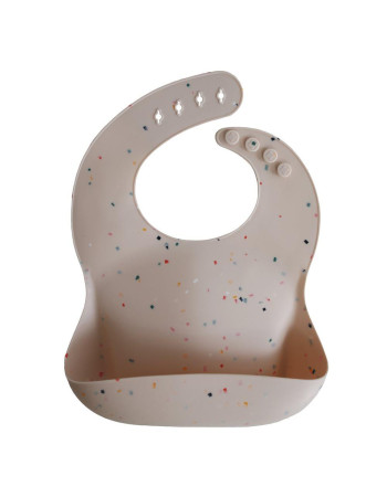 Σαλιάρα Σιλικόνης Vanilla Confetti - Mushie | 66-2500248
