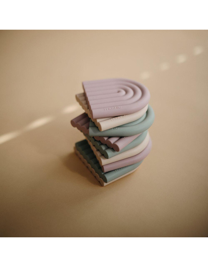 Μασητικό Παιχνιδάκι Rainbow Shifting Sand - Mushie | 66-2560267