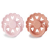 Σετ 2 Πιπίλες Σιλικόνης FRIGG Fairytale White Lilac/Pretty in Peach 0-6 Μηνών | 67-100145