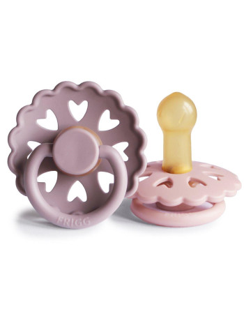 Σετ 2 Πιπίλες Latex FRIGG Fairytale Twilight Mauve/Primrose 6-18 Μηνών | 67-100164