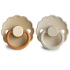 Σετ 2 Πιπίλες Latex FRIGG Daisy Desert/Cream 0-6 Μηνών | 67-100462