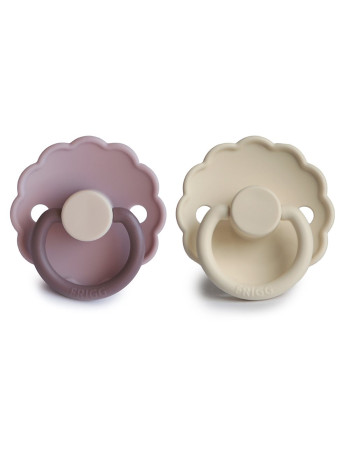Σετ 2 Πιπίλες Σιλικόνης FRIGG Daisy - Lavender Haze/Cream 0-6 Μηνών | 67-100464 Σετ 2 Πιπίλες Σιλικόνης FRIGG Daisy - Lavender Haze/Cream 0-6 Μηνών | 67-100464