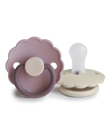 Σετ 2 Πιπίλες Σιλικόνης FRIGG Daisy - Lavender Haze/Cream 0-6 Μηνών | 67-100464