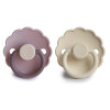 Σετ 2 Πιπίλες Σιλικόνης FRIGG Daisy - Lavender Haze/Cream 6-18 Μηνών | 67-100465 Σετ 2 Πιπίλες Σιλικόνης FRIGG Daisy - Lavender Haze/Cream 6-18 Μηνών | 67-100465