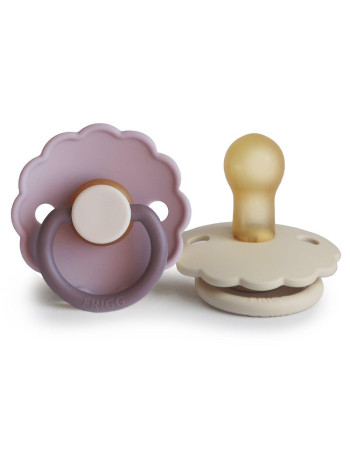 Σετ 2 Πιπίλες Latex FRIGG Daisy Haze/Cream 0-6 Μηνών | 67-100466