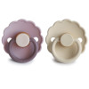 Σετ 2 Πιπίλες Latex FRIGG Daisy Haze/Cream 6-18 Μηνών | 67-100467