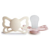 Σετ 2 Ανατομικές Πιπίλες Σιλικόνης FRIGG Butterfly Cream/Blush 6-18 Μηνών | 67-100491