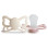 Σετ 2 Ανατομικές Πιπίλες Σιλικόνης FRIGG Butterfly Cream/Blush 6-18 Μηνών | 67-100491