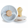 Σετ 2 Πιπίλες Latex FRIGG Little Viking Powder Blue/Cream 0-6 Μηνών | 67-101540