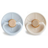 Σετ 2 Πιπίλες Latex FRIGG Little Viking Powder Blue/Cream 0-6 Μηνών | 67-101540