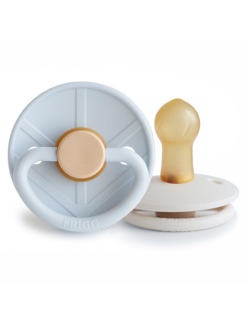 Σετ 2 Πιπίλες Latex FRIGG Little Viking Powder Blue/Cream 0-6 Μηνών | 67-101540