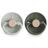 Σετ 2 Πιπίλες Latex FRIGG Little Viking Sage/Olive 0-6 Μηνών | 67-101542