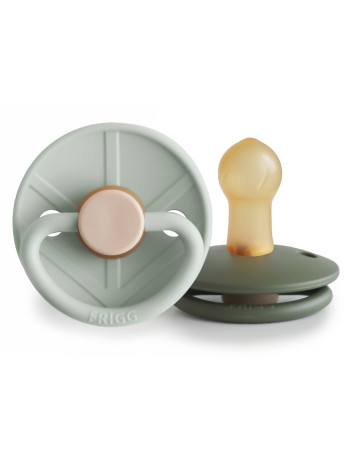 Σετ 2 Πιπίλες Latex FRIGG Little Viking Sage/Olive 0-6 Μηνών | 67-101542