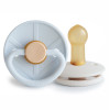 Σετ 2 Πιπίλες Latex FRIGG Little Viking Powder Blue/Cream 6-18 Μηνών | 67-101548