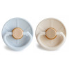 Σετ 2 Πιπίλες Latex FRIGG Little Viking Powder Blue/Cream 6-18 Μηνών | 67-101548