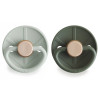 Σετ 2 Πιπίλες Latex FRIGG Little Viking Sage/Olive 6-18 Μηνών | 67-101550