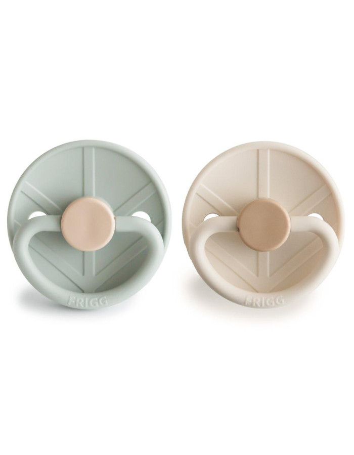 Σετ 2 Πιπίλες Σιλικόνης FRIGG Little Viking Sage/Cream 0-6 Μηνών | 67-101554 Σετ 2 Πιπίλες Σιλικόνης FRIGG Little Viking Sage/Cream 0-6 Μηνών | 67-101554