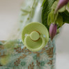 Σετ 2 Πιπίλες Σιλικόνης FRIGG Rope Silver Gray/Green Tea 0-6 Μηνών | 67-101623