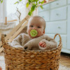Σετ 2 Πιπίλες Σιλικόνης FRIGG Rope Silver Gray/Green Tea 6-18 Μηνών | 67-101624