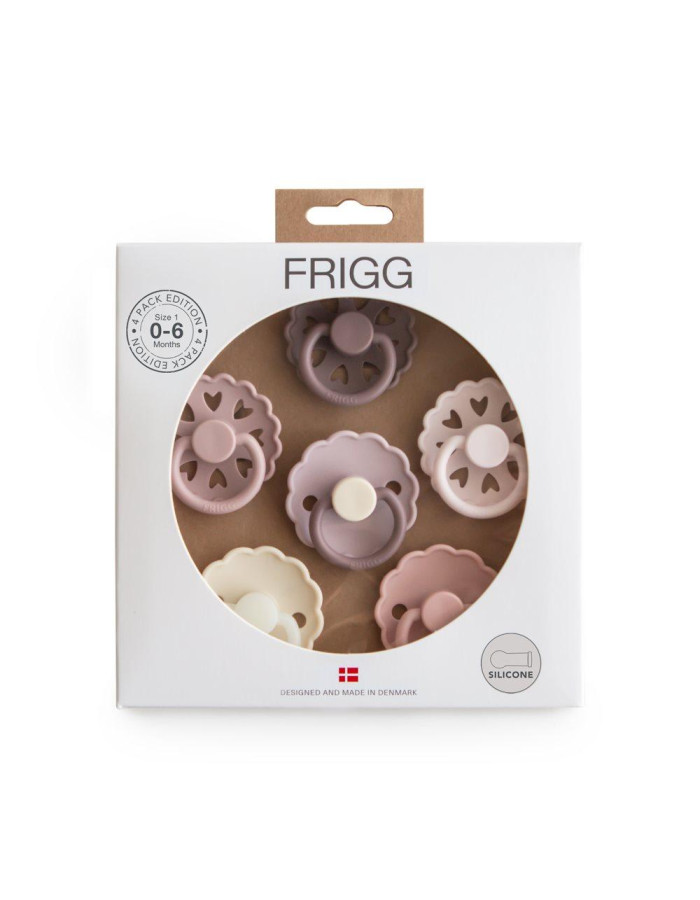 Σετ 6 Πιπίλες Σιλικόνης FRIGG - Blooming Love 0-6 Μηνών | 67-101875