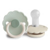 Σετ 2 Πιπίλες Σιλικόνης FRIGG Daisy Little Darling/Cream 6-18 Μηνών | 67-102024