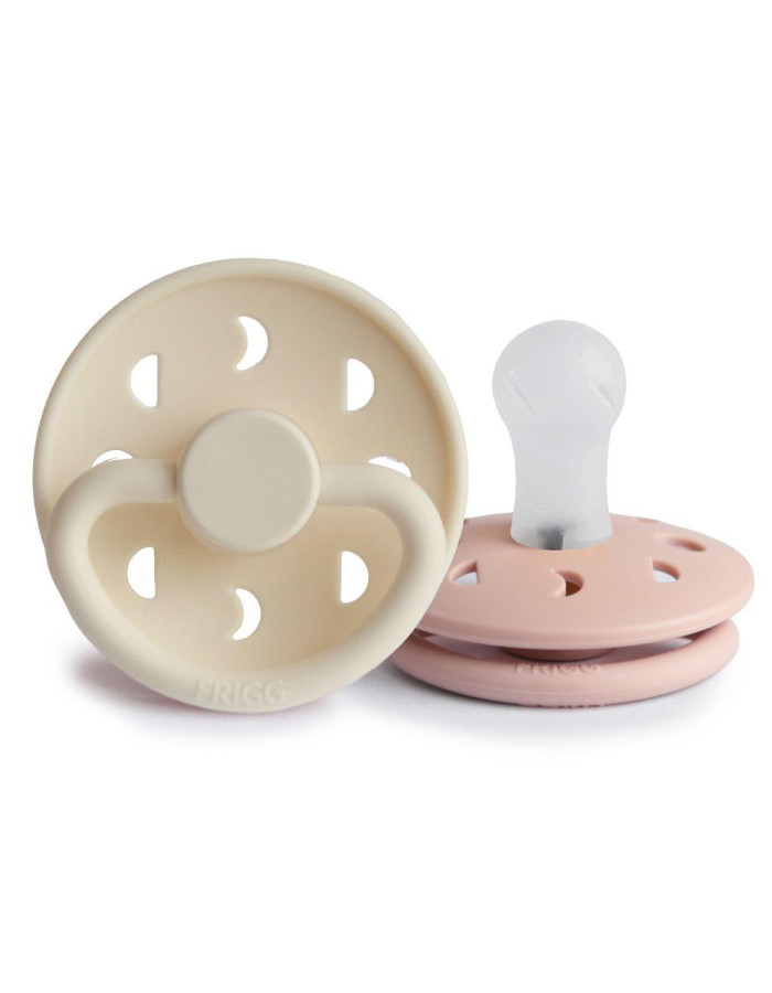 Σετ 2 Πιπίλες Σιλικόνης FRIGG Moon Phase Blush/Cream 0-6 Μηνών | 67-75291385
