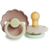 Σετ 2 Πιπίλες Latex Νυκτός FRIGG Daisy Blush/Cream 0-6 Μηνών | 67-76221479