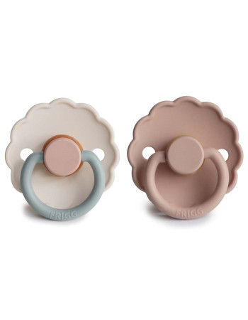 Σετ 2 Πιπίλες Latex FRIGG Daisy Blush/Cotton Candy 6-18 Μηνών | 67-76222485