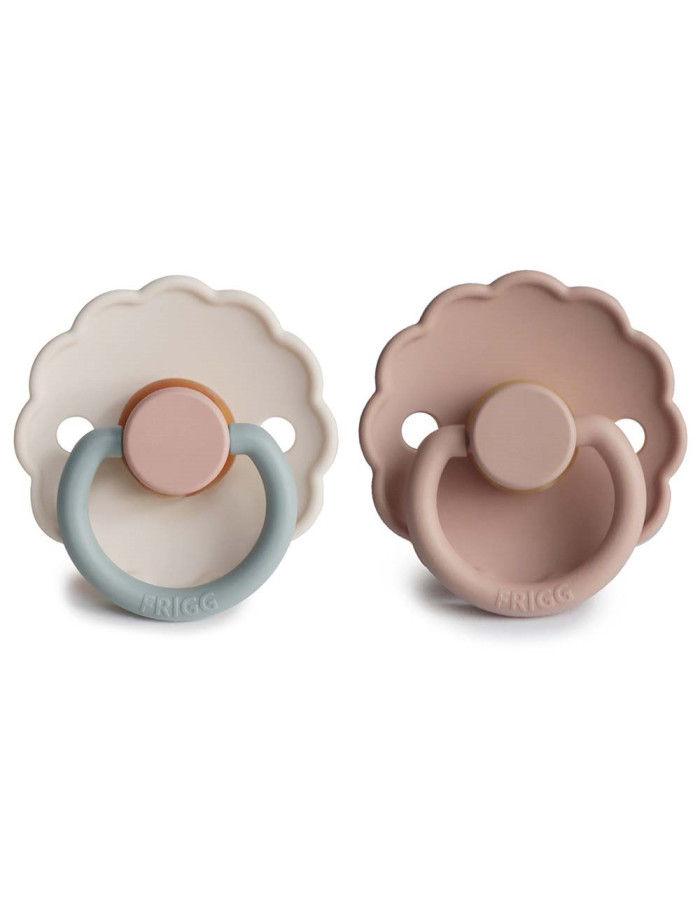Σετ 2 Πιπίλες Latex FRIGG Daisy Blush/Cotton Candy 6-18 Μηνών | 67-76222485