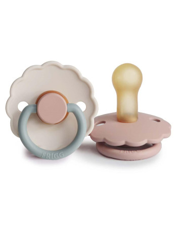 Σετ 2 Πιπίλες Latex FRIGG Daisy Blush/Cotton Candy 6-18 Μηνών | 67-76222485