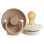 Σετ 2 Πιπίλες Latex FRIGG Rope Cream/Croissant 0-6 Μηνών | 67-76281445
