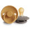 Σετ 2 Πιπίλες Latex FRIGG Rope Honey Gold/Portobello 0-6 Μηνών | 67-76281494