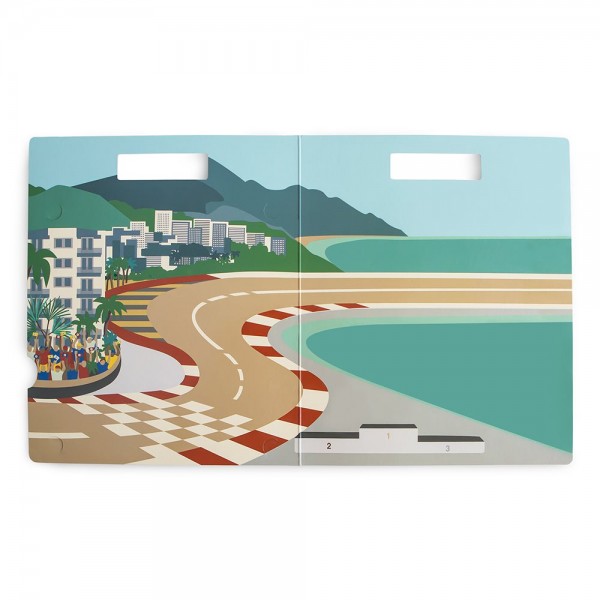 Βιβλίο με Επαναχρησιμοποιούμενα Αυτοκόλλητα Race Cars - Mushie | 66-101568