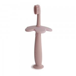 Εκπαιδευτική Οδοντόβουρτσα Σιλικόνης Λουλούδι Blush - Mushie | 66-2530019