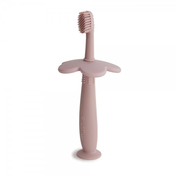 Εκπαιδευτική Οδοντόβουρτσα Σιλικόνης Λουλούδι Blush - Mushie | 66-2530019