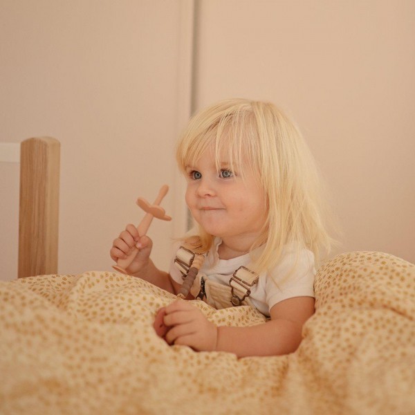 Εκπαιδευτική Οδοντόβουρτσα Σιλικόνης Λουλούδι Blush - Mushie | 66-2530019