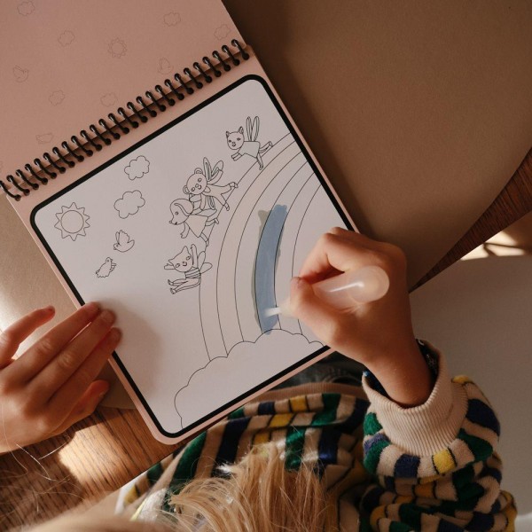 Επαναχρησιμοποιούμενο Μπλοκ Ζωγραφικής Vehicles - Mushie | 66-102118