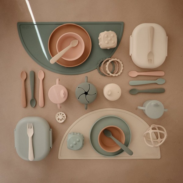 Φαγητοδοχείο Με Χωρίσματα Blush - Mushie | 66-100132