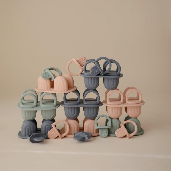 Φόρμα για Παγωτό Ξυλάκι Σιλικόνης Blush - Mushie | 66-101923