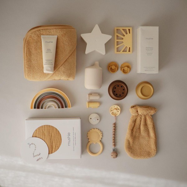 Γαντάκια Μπάνιου Fall Yellow - Mushie | 66-100050