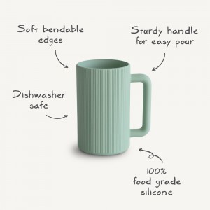 Κανάτα Σιλικόνης για το Μπάνιο Cambridge Blue - Mushie | 66-101908